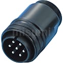 【日本航空電子工業】CE05・JL04V　欧州規格・防水　ストレートプラグ（ネジ式）