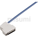 IEEE1284ハーフピッチ（MDR）コネクタ付ケーブル EMI対策アングル (3Mコネクタ使用)
