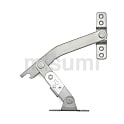 LAMP ステンレス鋼製ロック付重量扉用ステー YA-0812型・YA-1216型
