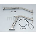 ステンレス鋼製ロック付重量扉用ステー YA-2020型 ワイヤーなし