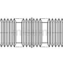 丸型ジャバラ YMシリーズ用 ブロック単体（中間板付）