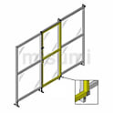 安全柵 スライド扉部材