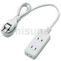 ほこり防止シャッター付電源タップ 3・4・6ケ口
