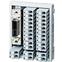 ACサーボ MR-J5/J4用スプリングクランプ式ネットワークアンプ用中継端子台