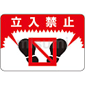 路面標識  「立入禁止」  路面－７