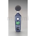 マルチ環境計測器【騒音、風速、照度、温度、湿度】