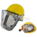 スワン 電動ファン付呼吸用保護具パーツ フェイスシールド 墜落時保護用ヘルメット付き