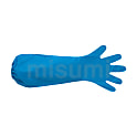 ミドリ安全 ポリエチレンロング手袋 ベルテ590N ブルー （30枚/箱）