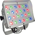 LED投光器RGB15°白ボディ  簡易コントローラー付