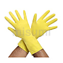 ラテックスゴム手袋 黄色