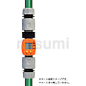 節水流量計 AS-111（瞬時流量・積算流量表示）（本体+継手セット）