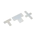 ６シリーズ（溝幅８ｍｍ）　アルミフレーム用板金プレート　T型・十字型