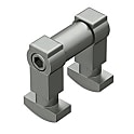 ８シリーズ（溝幅１０ｍｍ）　ブラインドジョイント部品　後入れダブルジョイントキット