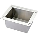 【穴加工無料】無塗装パネル箱型4辺耳あり 高耐食溶融めっき鋼板 RBTQ