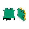RTBS Series European Style Terminal Blocks - Rail Mounted, Side Connection, Grounded