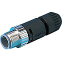 【オムロン】製商品　XS2　防水 センサー用オスコネクタ（ネジ式）