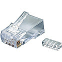 UTP シールド無　CAT6　RJ45モジュラープラグ