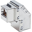 LANケーブル延長 シールド有 CAT5e パネルマウント アングルタイプ（JJ中継アダプタ）