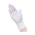 極薄ニトリルゴム手袋 ホワイト （粉なし）