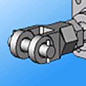 SCM用金具 二山ナックル