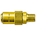 金型カプラ 真ちゅう FKM SM型（めねじ取付用）