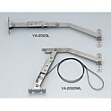 ステンレス鋼製ロック付重量扉用ステー YA-2020型 ワイヤーなし