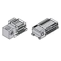 5ポートソレノイドバルブ VQ1000・2000 マニホールド Tキット（端子台ボックスキット）