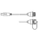 HG4G/3G/2G形プログラマブル表示器 パネル取付USB延長ケーブル