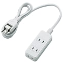 ほこり防止シャッター付電源タップ 3・4・6ケ口