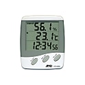 外部センサー付き温湿度計 AD-5680（時計付き）