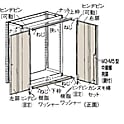 M3型・M5型兼用両開き扉