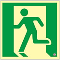 高輝度蓄光避難口標識（C級認定品）