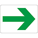 高輝度蓄光テープ補助ステッカー（壁面用） 非常口(矢印)