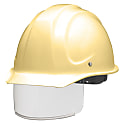 FRP樹脂製ヘルメットSYF-S型（シールド面付・雨垂れ防止溝付・衝撃吸収ライナー付）