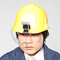 ヘルメット取付めがね