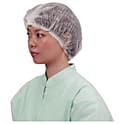 川西 不織布使いきりヘアキャップ ホワイト 100枚入り
