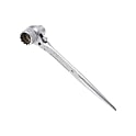 Top Kogyo Compact Short Ratchet Wrench With Tapered Handle, Straight Type
