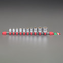 3/8"DR/7～22mm［10個組］ソケットセットEA618PL-1