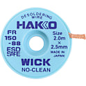 はんだ吸取線 ウィック FR-150 ノークリーン 2.5mm×2m 袋入り