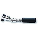 3/8"（9.5mm）SQ. プッシュボタン式首振りラチェットハンドル（コンパクト）
