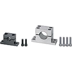 Shaft holders / T-shape / two-piece / wide version