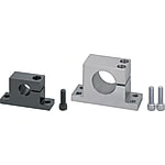 Shaft holders / T-shape / slotted on the side / wide version