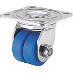Castors / Double Wheel Type / Stainless Steel