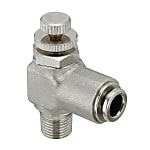 Flow Rate Control Valves / 90 Deg. Elbow / Stainless Steel