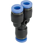 Quick-Connect Fitting, Y Type, Union Same Diameter