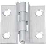 Flat box hinges / conical countersinks / demountable / POM bush, angle stop / 120°, 135°, 150° / extruded aluminium / MISUMI