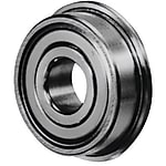 Deep groove ball bearings / single row / small diameters / outer ring with flange / ZZ / stainless / MISUMI