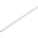 Heat-Resistant Silicone Tube (Glass Braid, Silicone Rubber), White