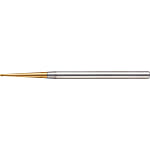 TSC series carbide tapered neck ball end mill, 2-flute / tapered neck model