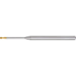 TSC series carbide long neck ball end mill, 2-flute / long neck model
